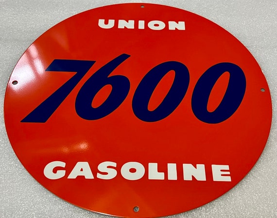 Union 76 7600 Gasoline Heavy Steel Vintage Style Metal Sign - Etsy