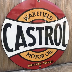 Castrol Motor Oil vintage style sign