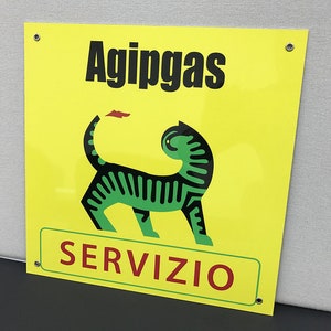 Agip Servizio Reproduction Sign