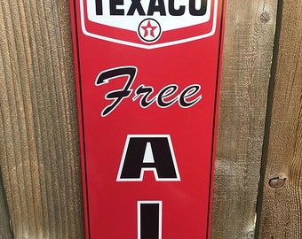 Señal de aire libre de Texaco