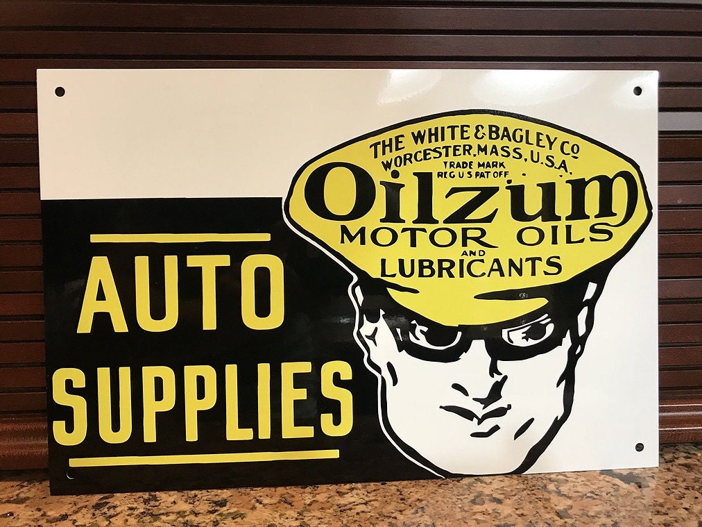 Oilzum Oil Signs - Etsy Canada