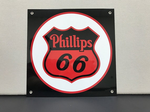 Phillips 66 Black Reproduction Sign - Etsy