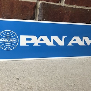 Pan Am Vintage Style Sign