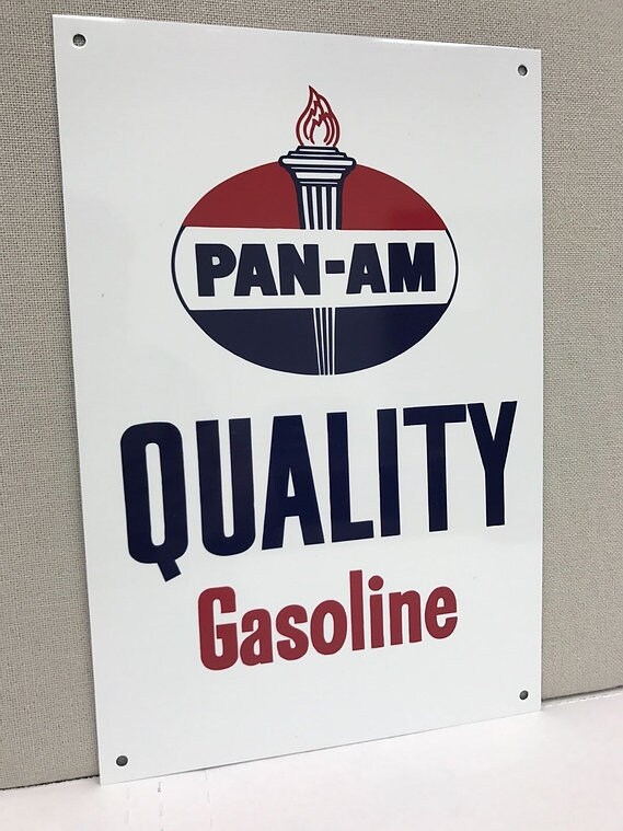 Vintage Pan Am Sign - Etsy