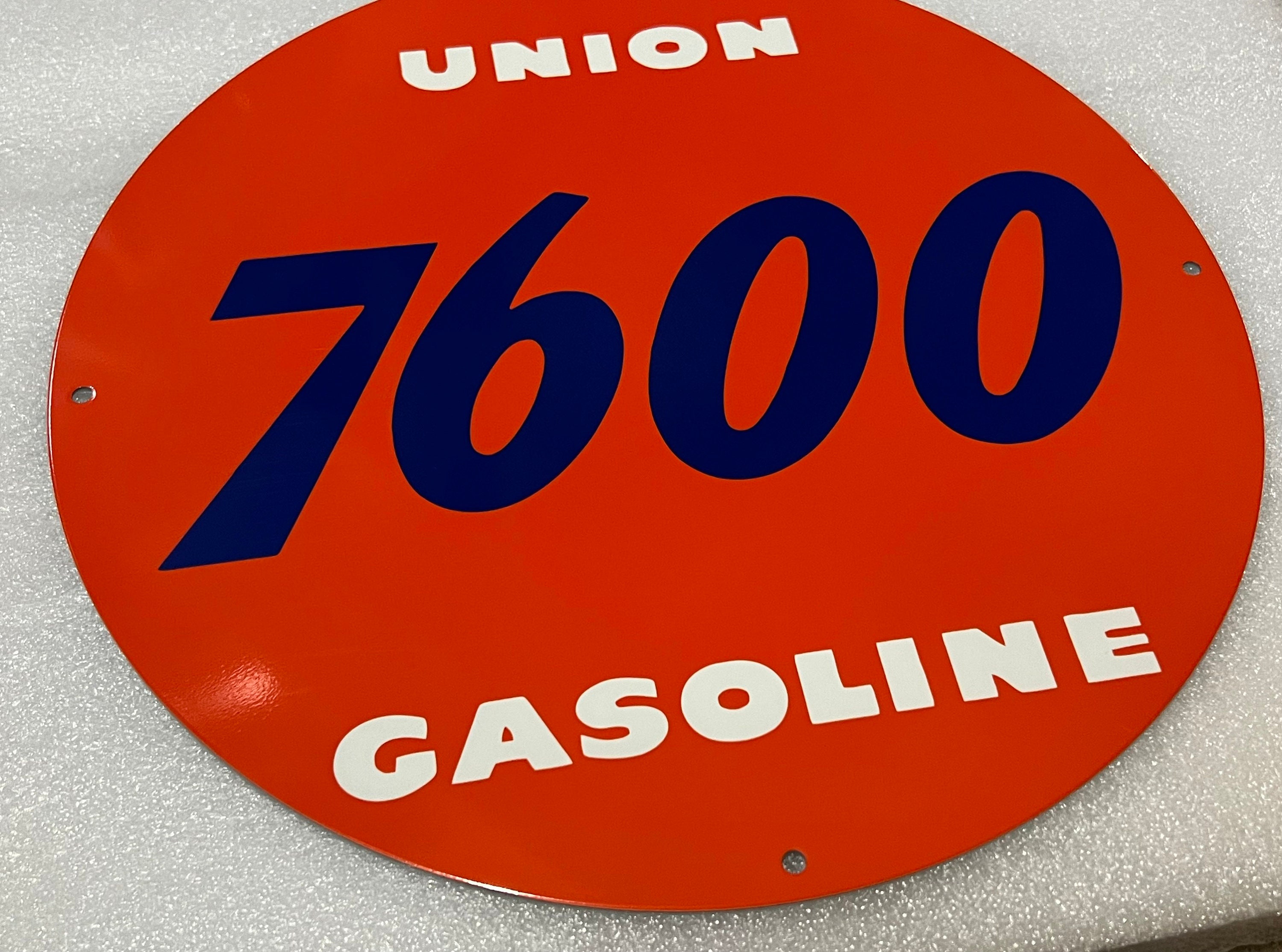 Union 76 7600 Gasoline Heavy Steel Vintage Style Metal Sign - Etsy