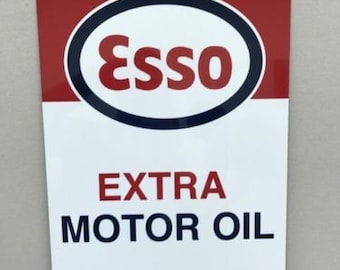 Deep Rock Gasoline Sign – Petroliana Vintage Reproduction, 23.5