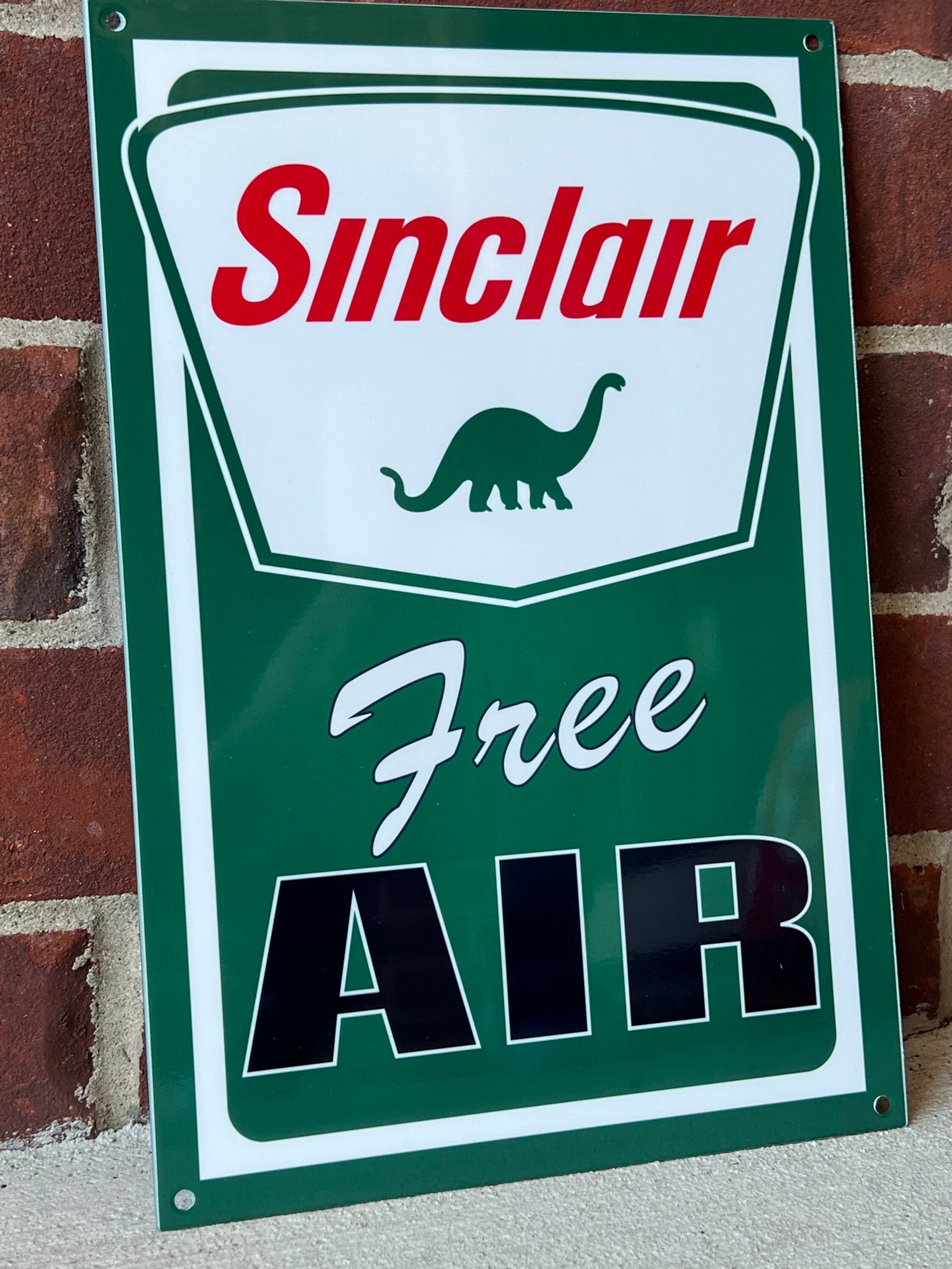 Sinclair Free Air Gasoline Heavy Steel Vintage Style Metal Sign - Etsy