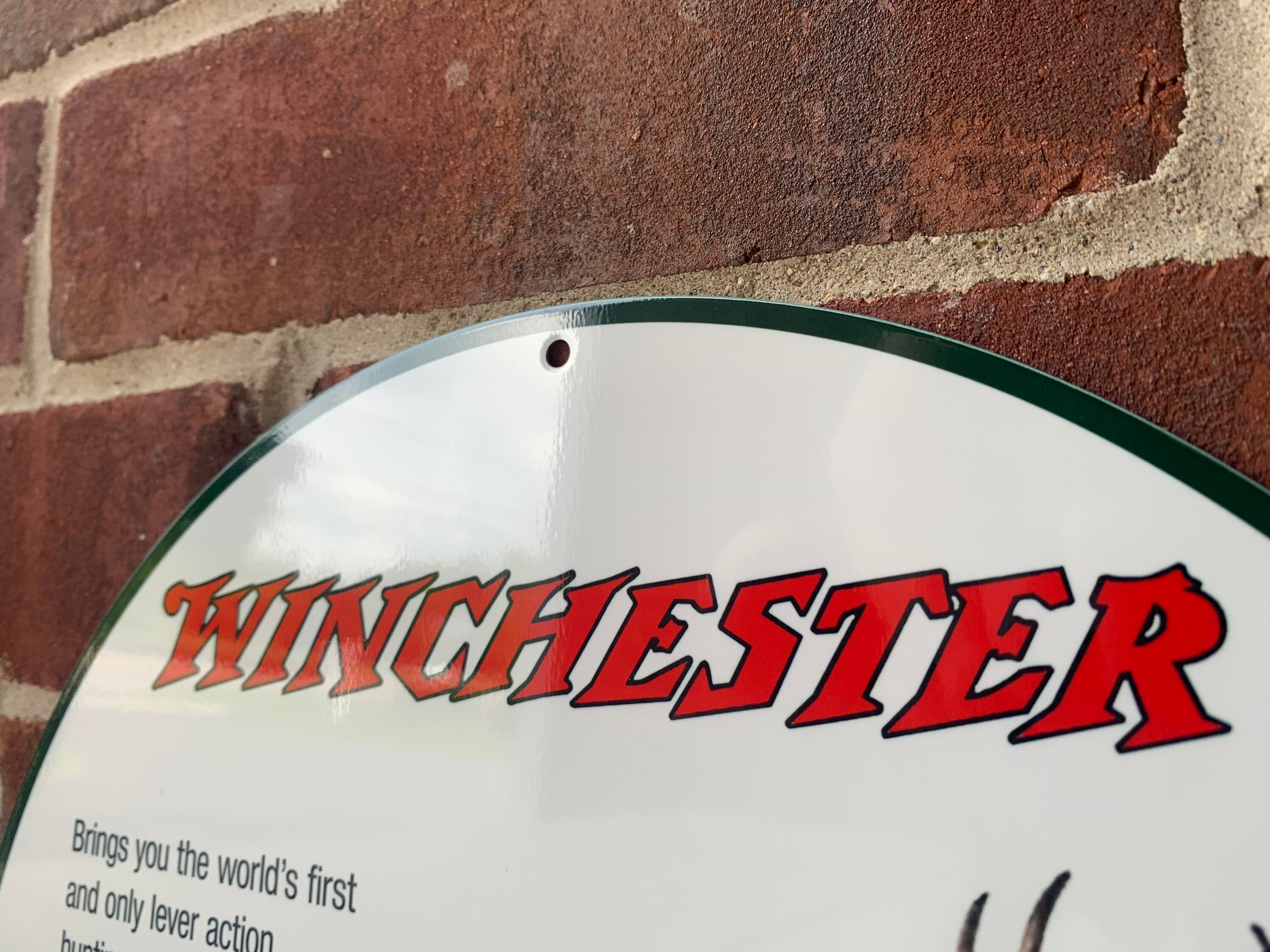 Clinton Rifles Antique Sign Winchester Rifles Heavy Steel Vintage Style Metal Sign - Etsy