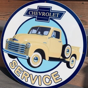 Heavy steel service vintage Style metal sign