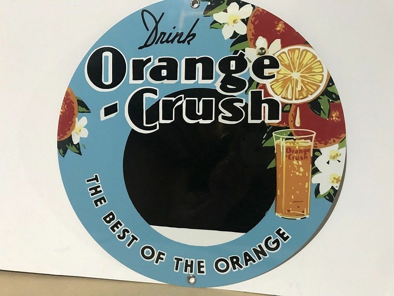 Orange Crush Vintage Style Sign Etsy