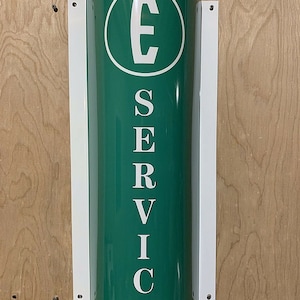 Edsel Service Curved Sign