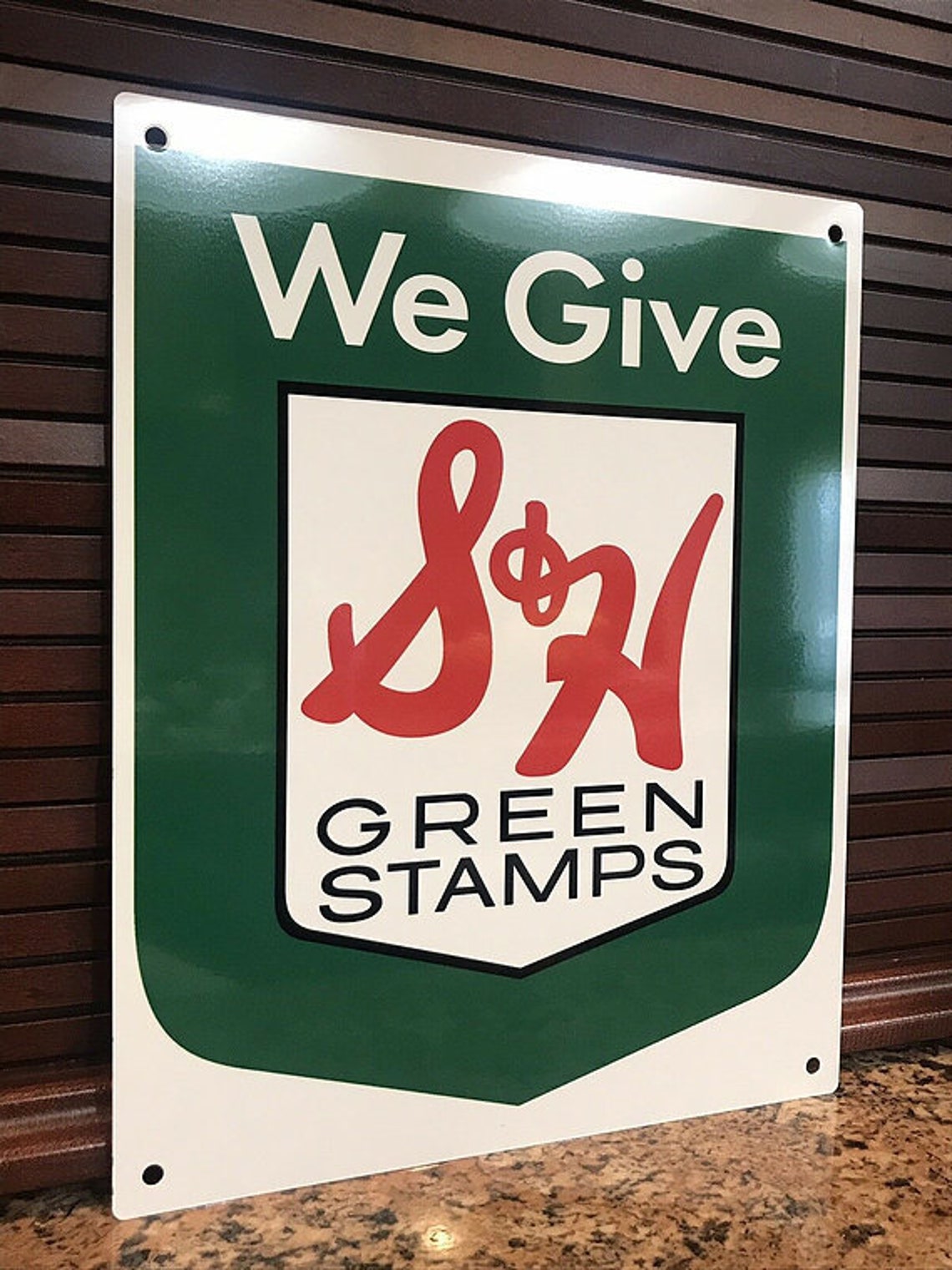 S&H Green Stamps Vintage Style Sign Etsy