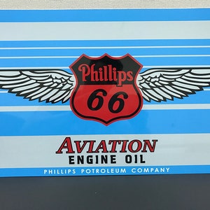 Phillips 66 Aviation Reproduction Sign Large