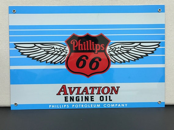 Phillips 66 Aviation Reproduction Sign Large - Etsy