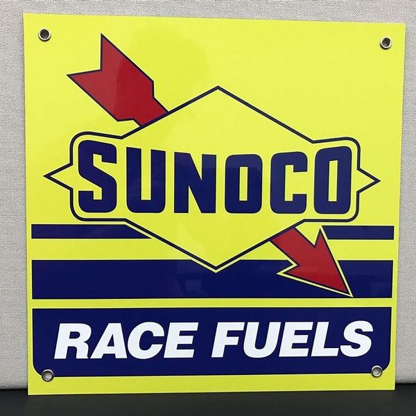 Sunoco Race Fuels Reproduction Sign