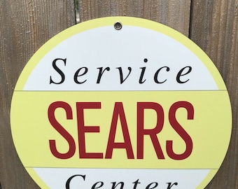 Sears Service Station Vintage Style Sign