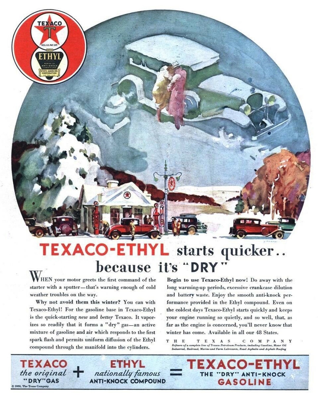 Texaco Ethyl Gasoline Vintage Style Sign - Etsy