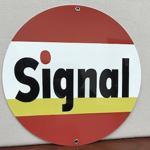 Signal Gasoline Sign - Etsy