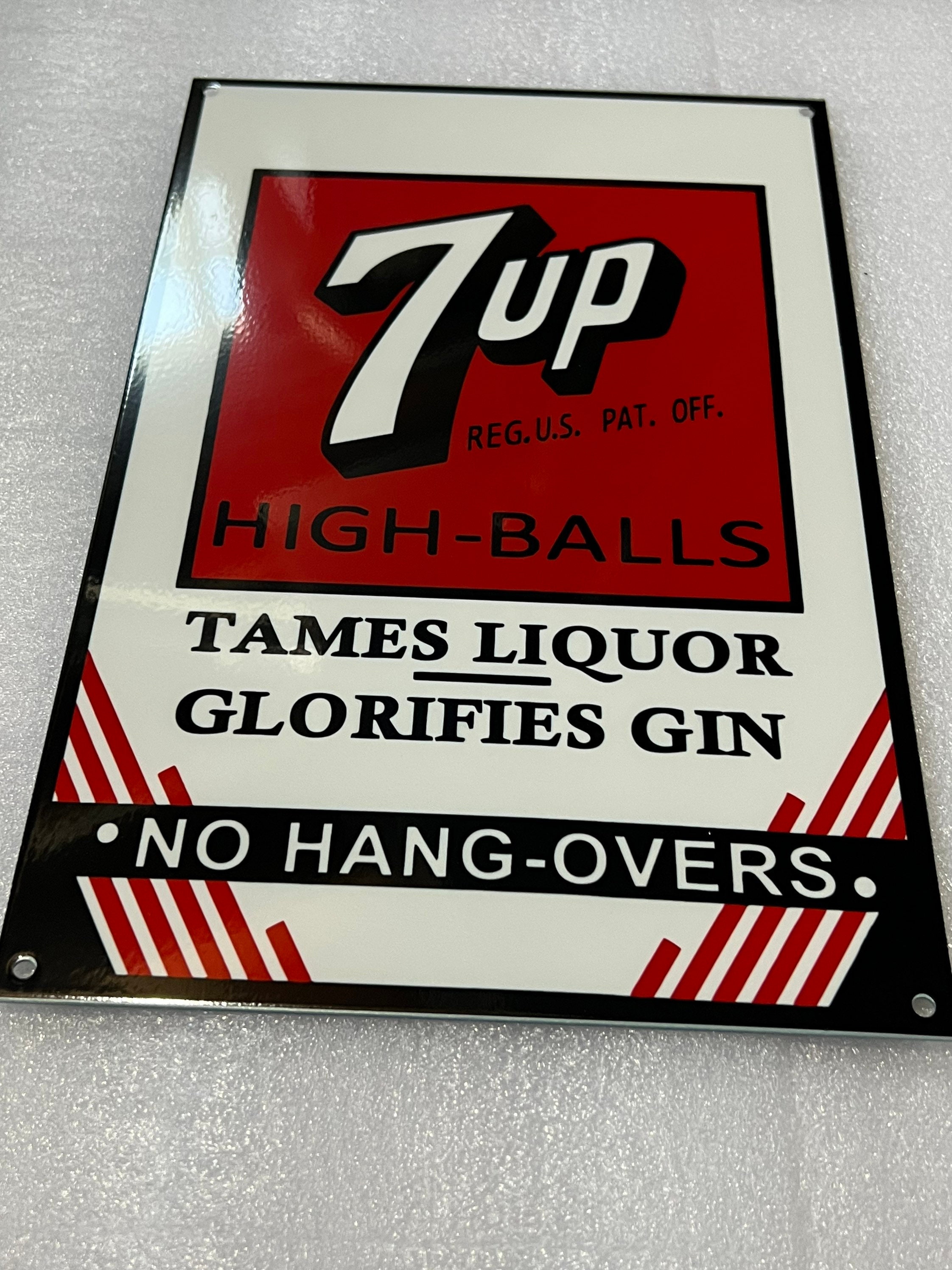 7up Porcelain Sign - Etsy