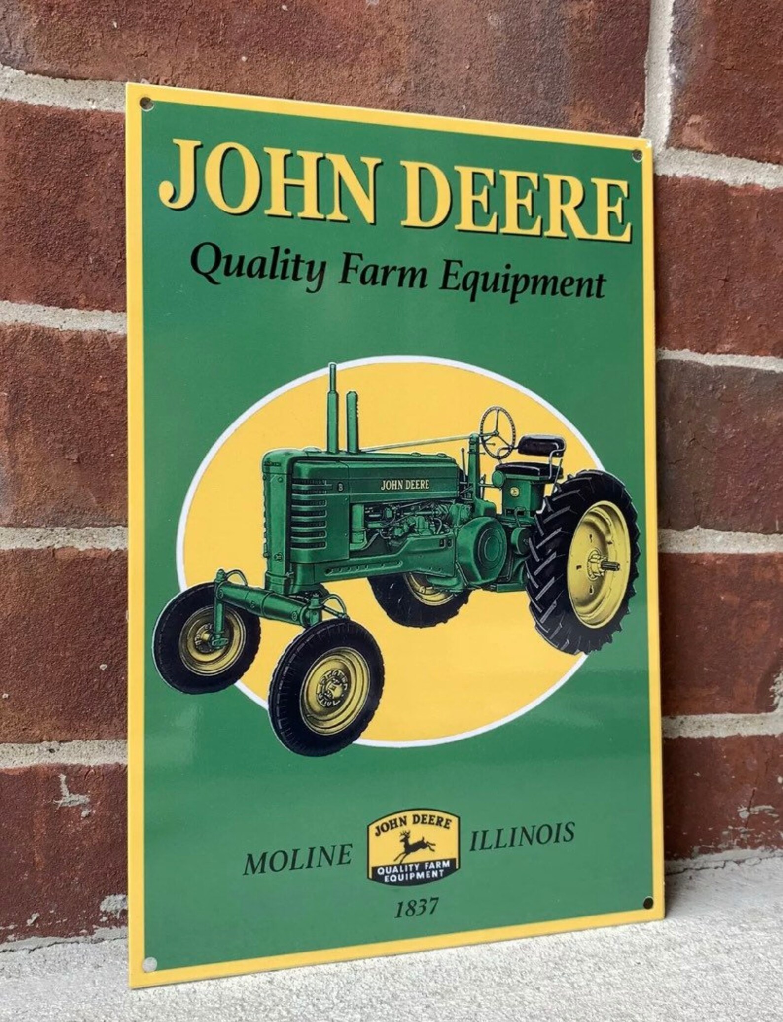 Heavy Steel John Deere Farm Implement Vintage Style Metal Sign Etsy