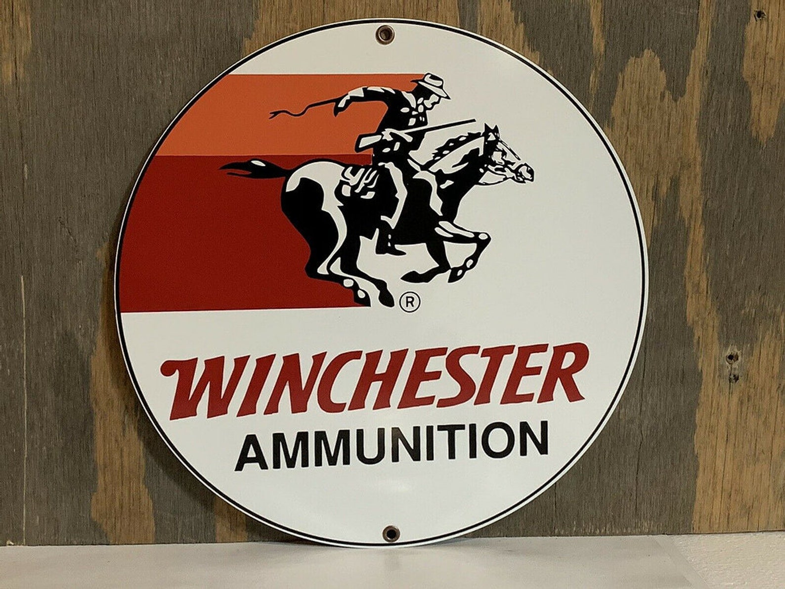 Winchester Ammunition Vintage Sign Etsy