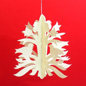 Scherenschnitte Ornaments, German Paper Cutting, Scherenschnitte Christmas, 3-Dimensional Paper Ornaments, German Folk Art, image 3