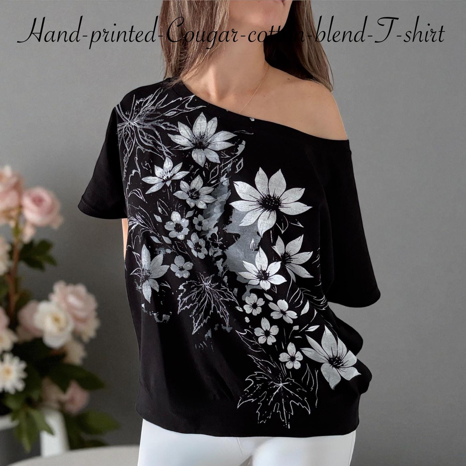 Floral off the Shoulder Tops - Etsy