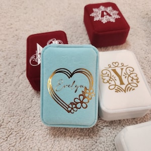 Custom Velvet Necklace Gift Box: Personalized Pendant Jewelry Storage