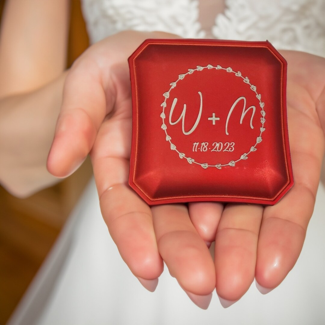 Personalized Engagement Ring Box With Led Light Luxury LED Light Ring