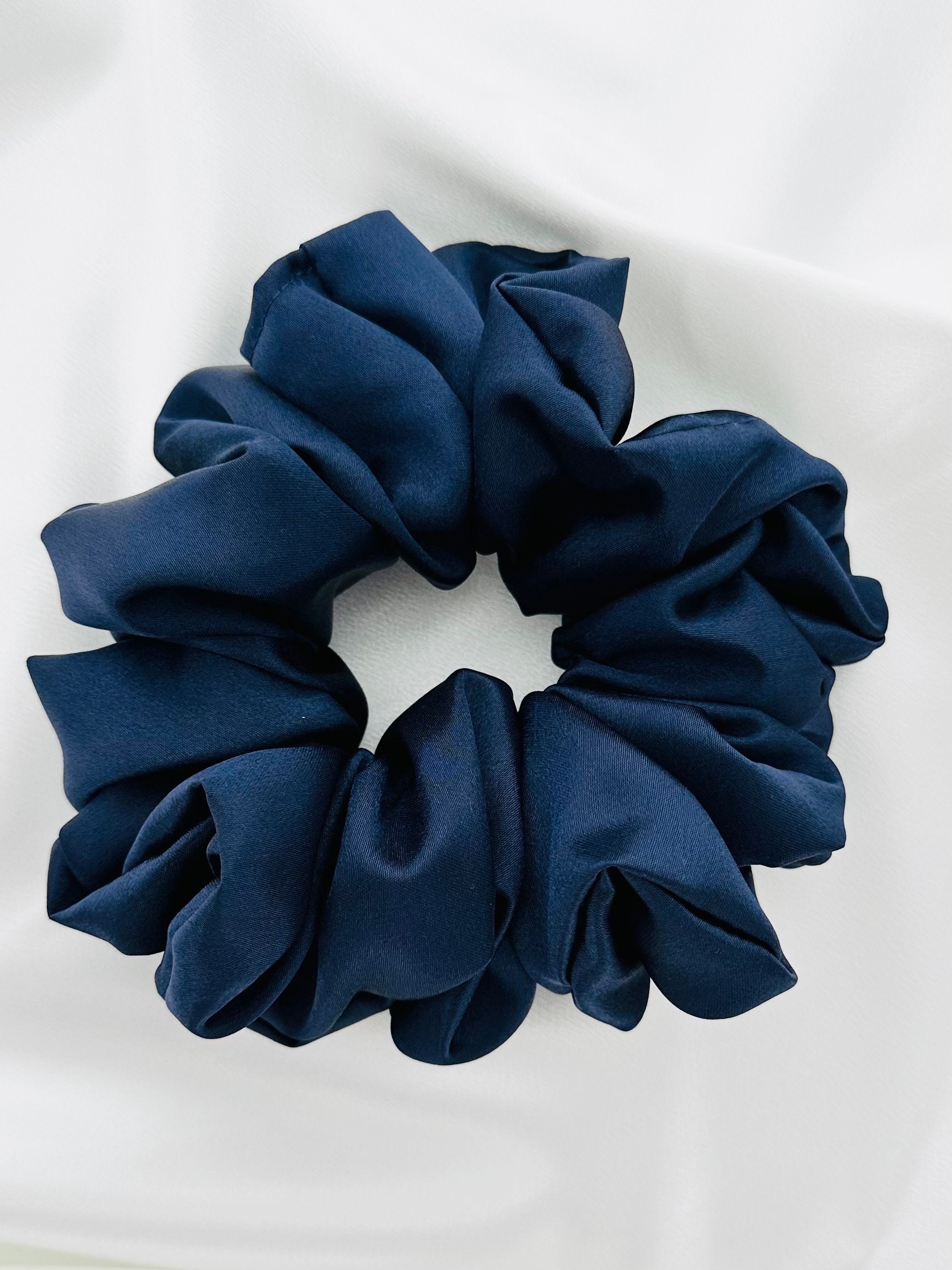 Navy Blue Scrunchie - Etsy