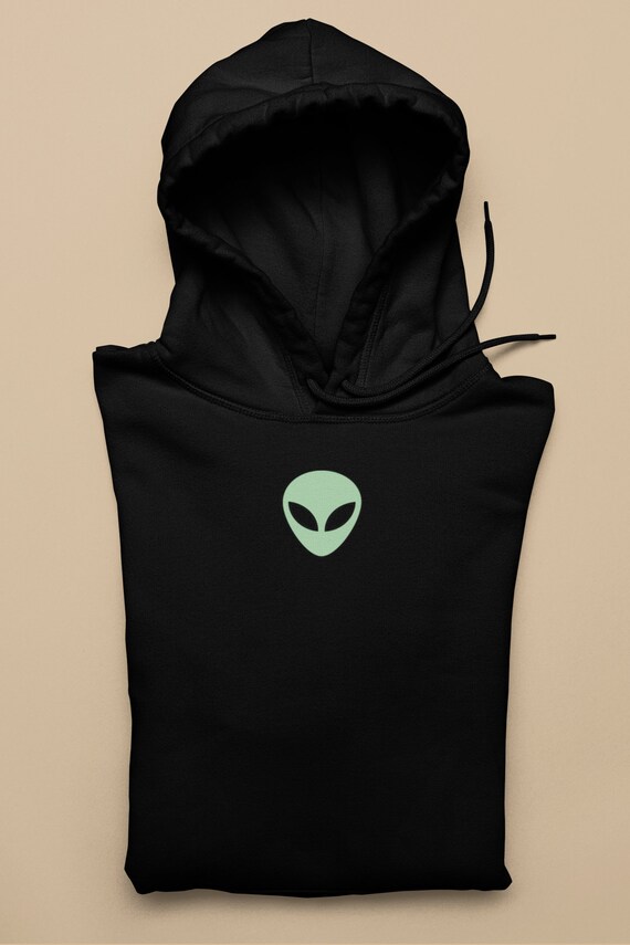 Black alien hoodie online