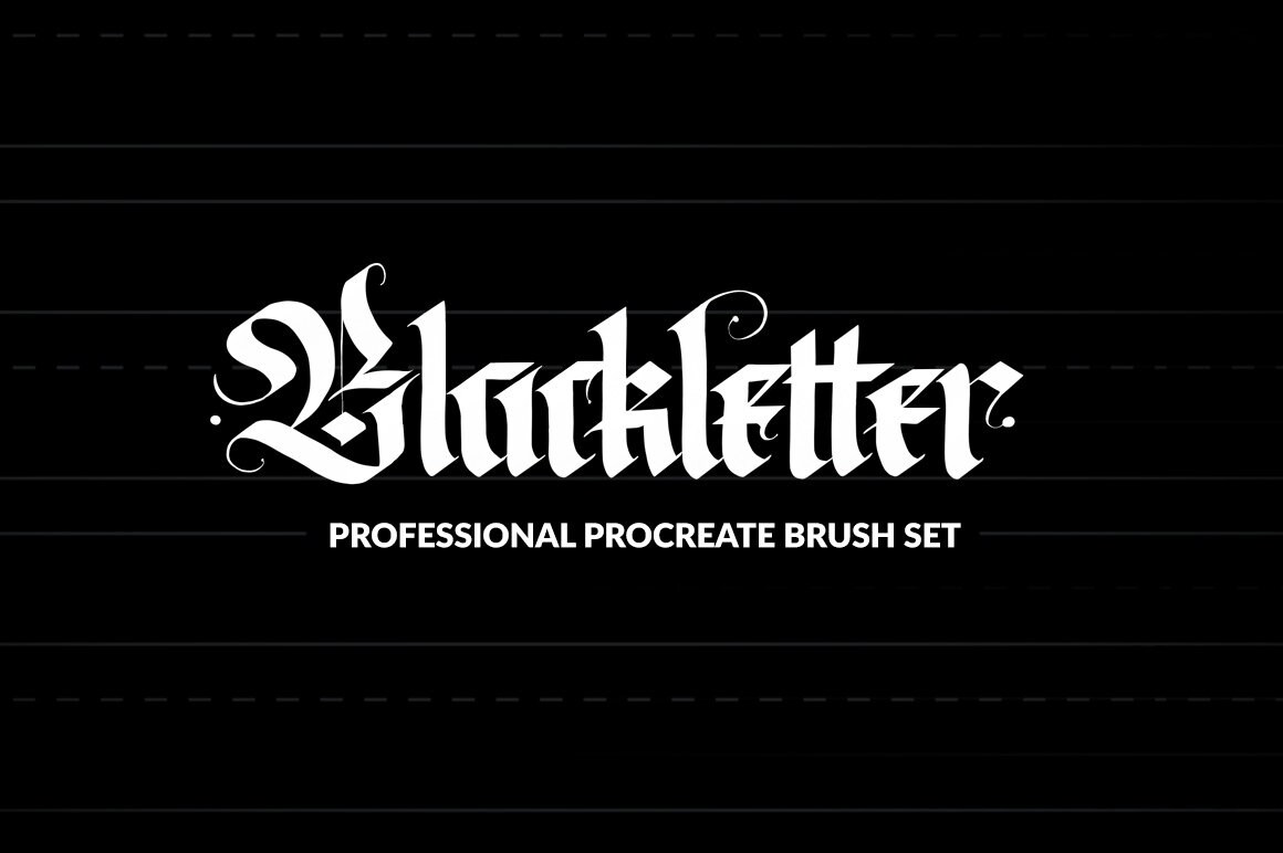 All Gothic Letters Sticker Set - SAVE 50%! - SoNailicious Boutique