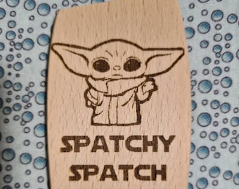 Star wars inspired wooden spatchy spatch spatula