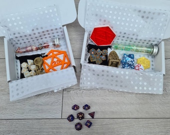 Mystery Dice and Dice boxes for Dungeons and Dragons