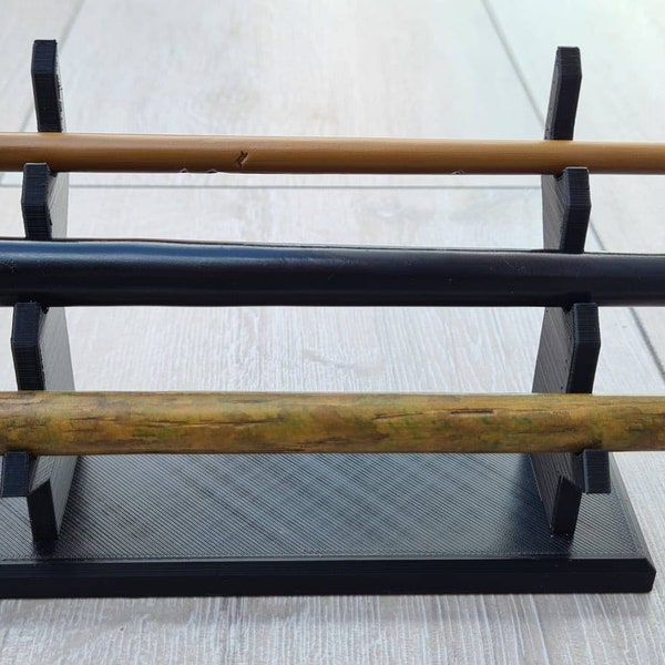 Wand stand for 2, 3, 4 or 6 wands