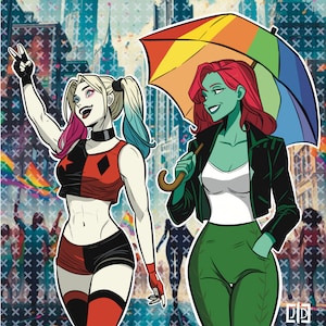 Ivy and Harley at Pride
