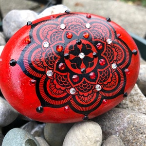 Rhinestone Mandala Paperweight