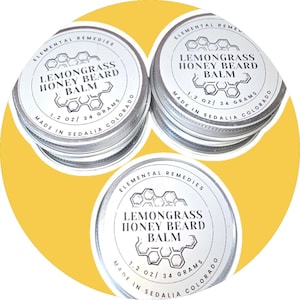 Honey Lemongrass Beard Balm