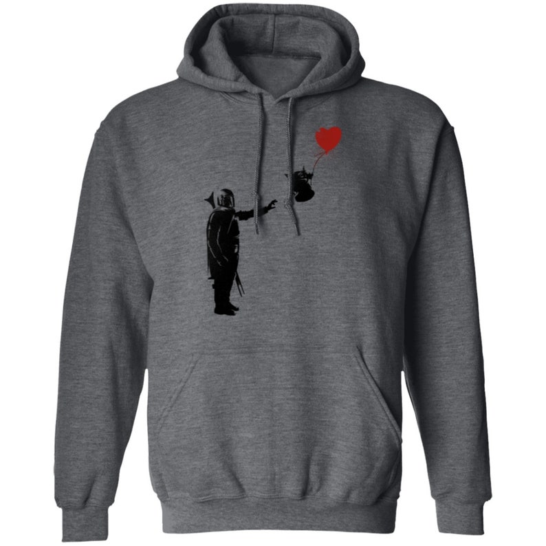 Banksy Baby Yoda Pullover Hoodie