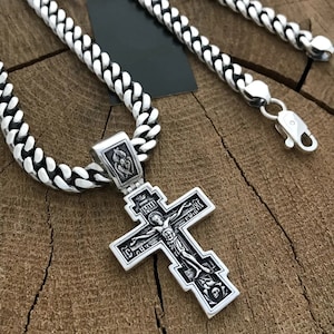 Ciondolo Croce In Argento Sterling - Piccolo, Semplice, 1.8x0 - Foto 3