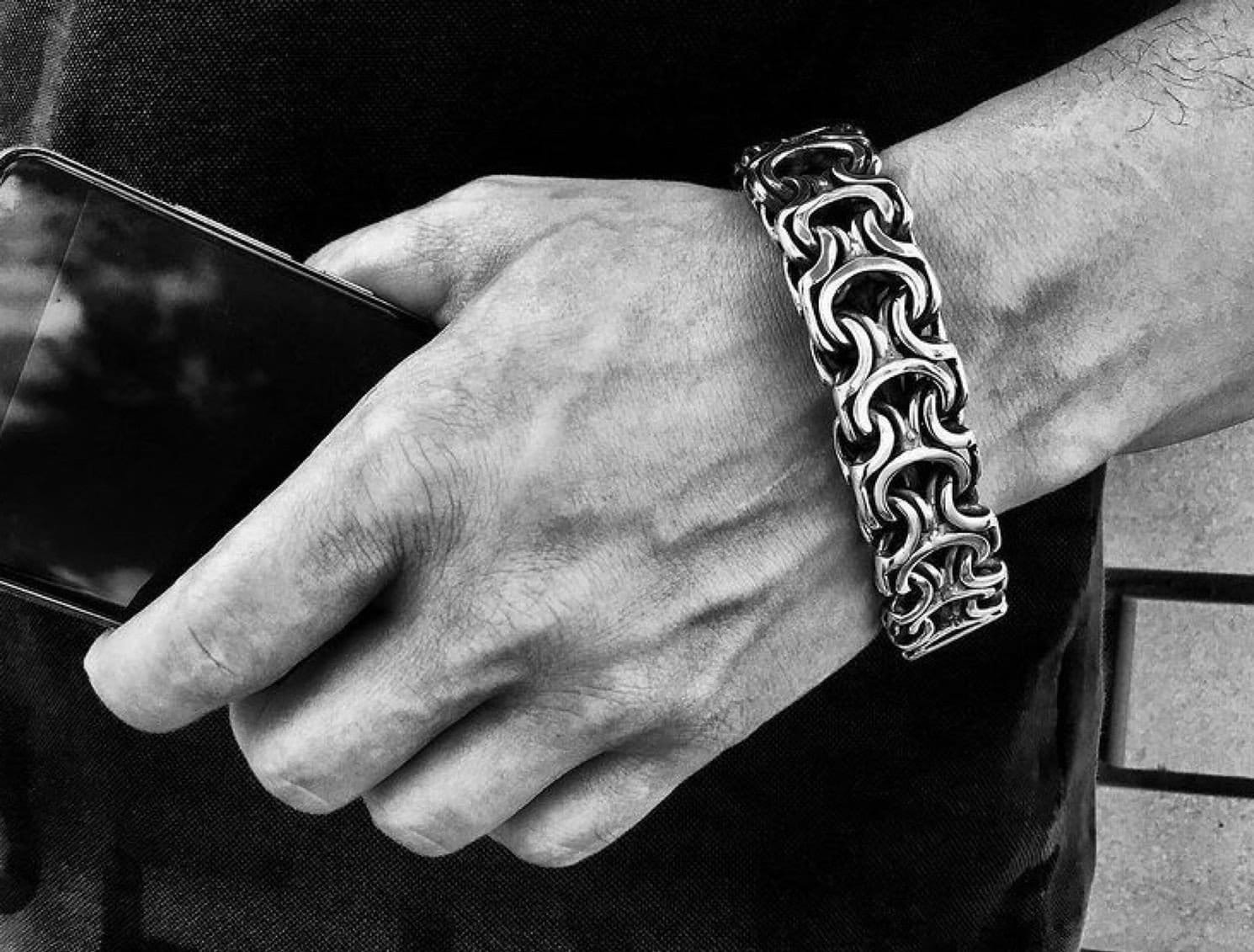 Silver Massive Bracelet Cardinal - Etsy