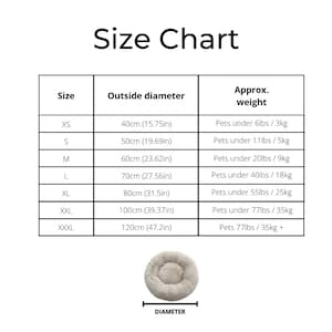 Large Donut Dog Bed – Calming Dog bed for large dogs – Orthopedic dog bed – Washable dog bed – Pet bed – Anti-anxiety dog bed, Cat Bed