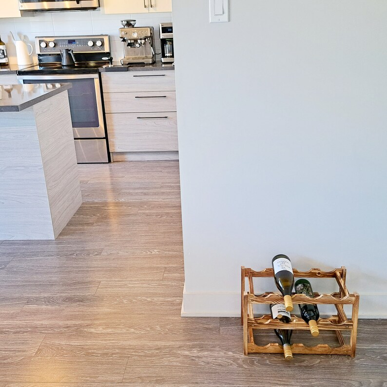 Wood Wine Rack - Wine Bottle Holder - Rustic Wine Rack - Table Wine ...