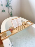 Bath Tray / Bath Caddy - Bathtub Tray - Wood Bath Caddy - Bath Accessories - Gift For Her - Adjustable Tub Tray - Bathrom Tray, Bath Rack