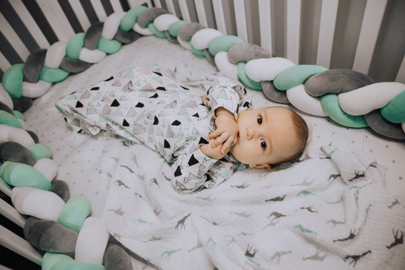 braided crib bumper canada
