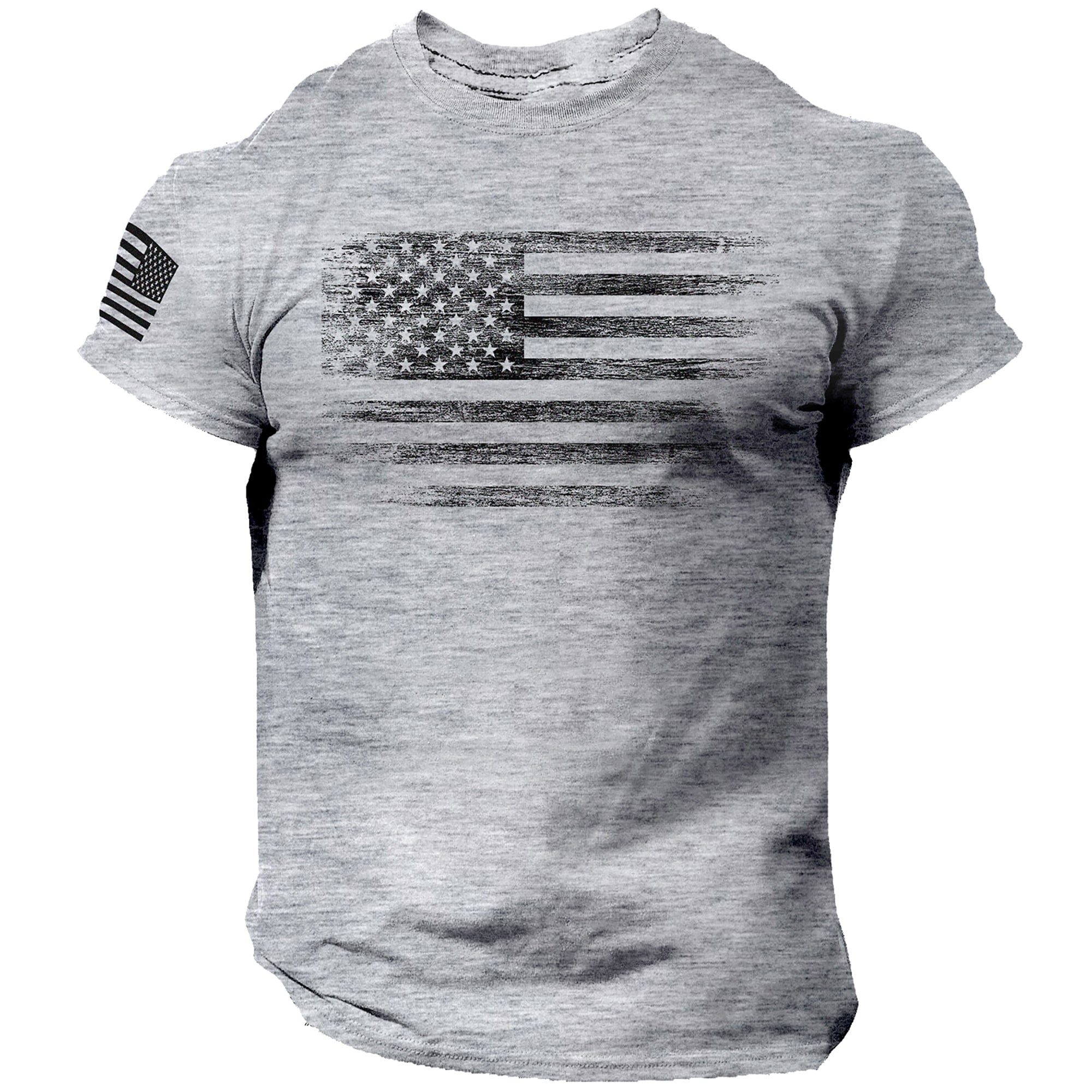 USA Flag Men T Shirt Patriotic American Tee Army Style Etsy