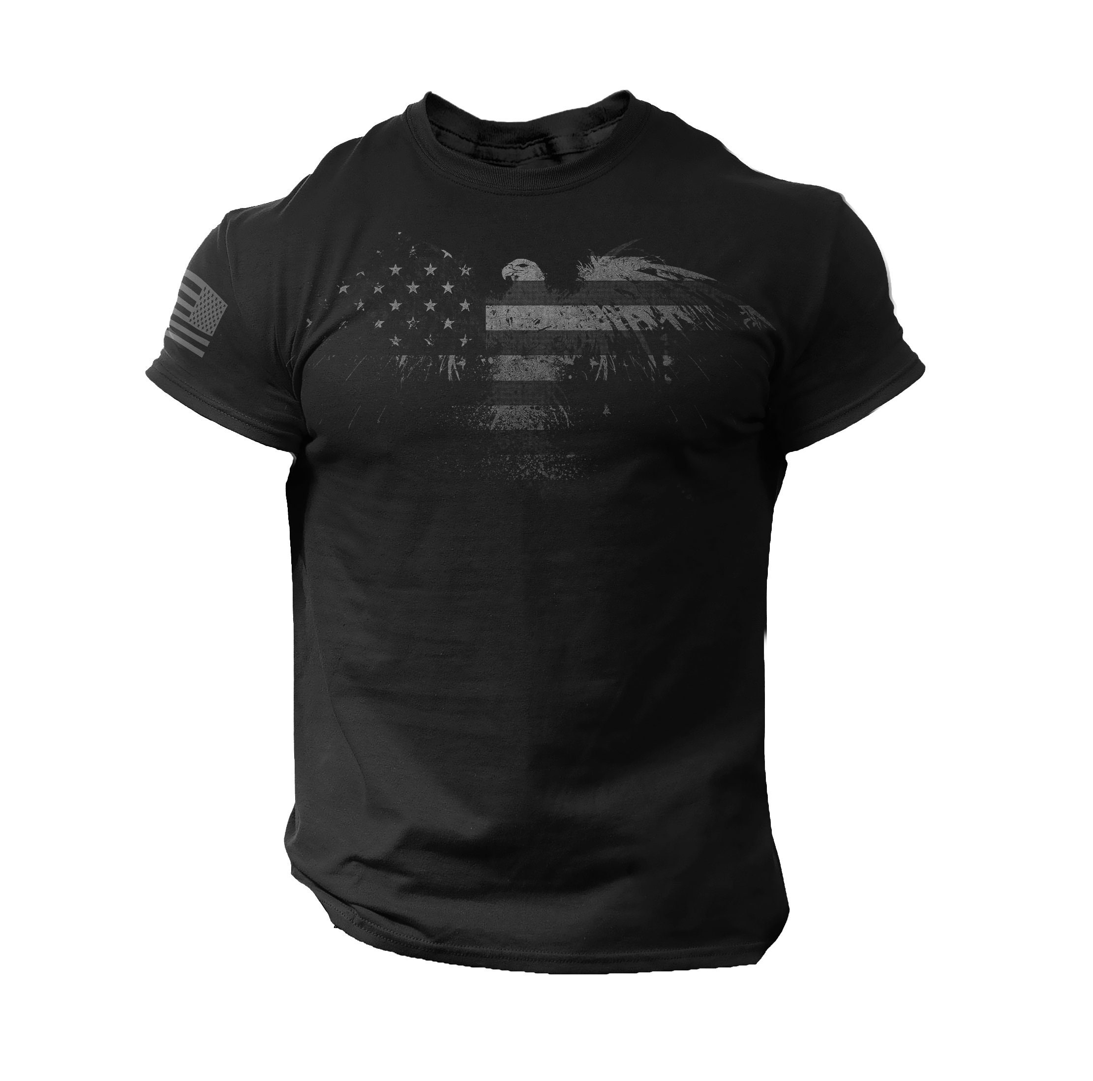 USA Eagle Flag Distressed Design T Shirt American Patriotic - Etsy