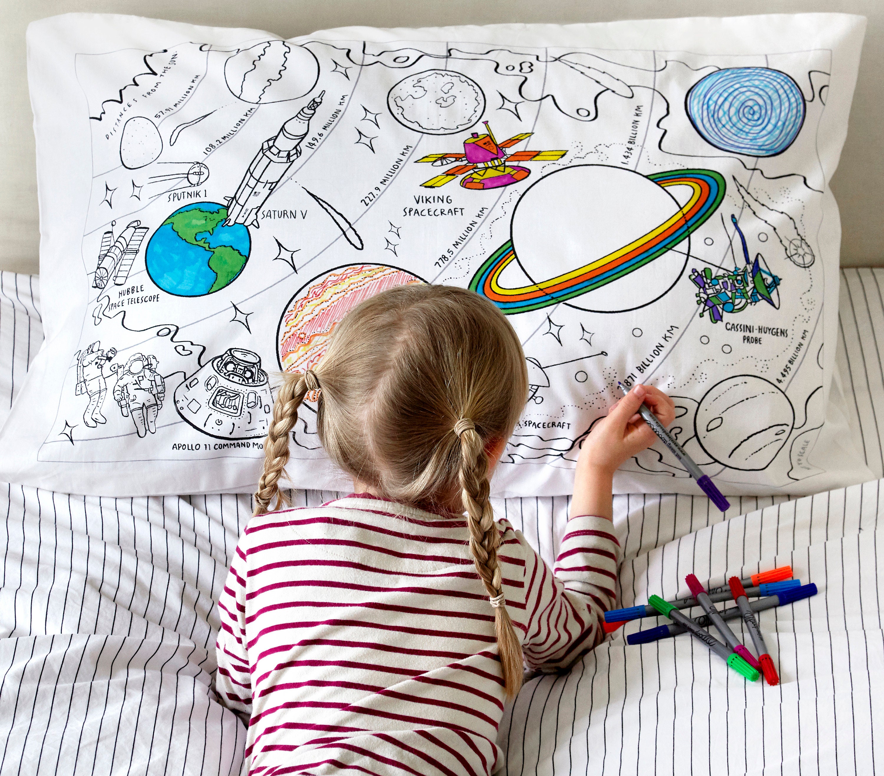 Color your top own pillowcase