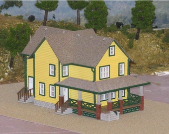 HO Scale "A Christmas Story" House Structure Kit, 82+ components, in stock!