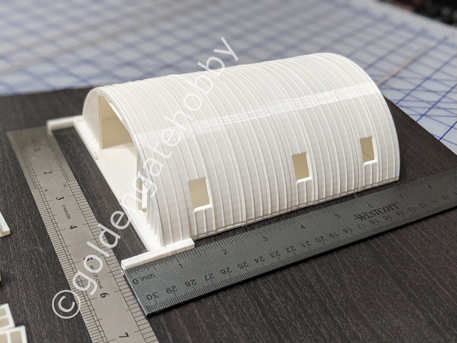 HO Scale Modular Quonset Building / Hut Kit White HIGH Etsy